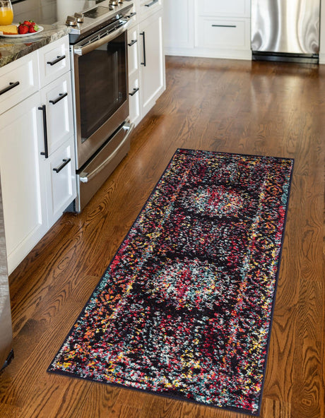 Multicolor 2' x 8' Penrose Runner Area Rug Classic Durable Stain Resistant Easy Clean Carpet for Traditional Indoor Home Decor for Sale at Rug Engine