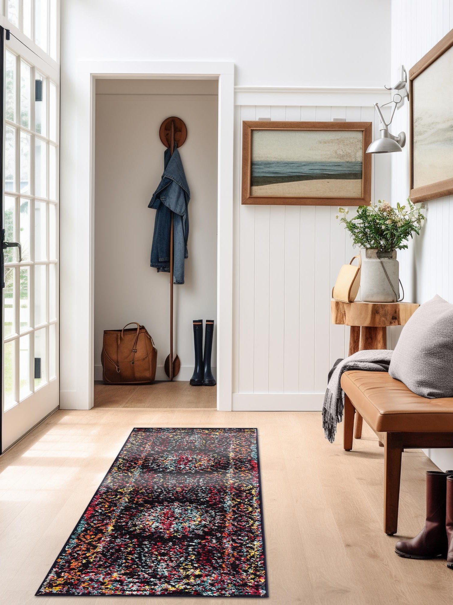 Multicolor 2' x 6' 1 Penrose Runner Area Rug