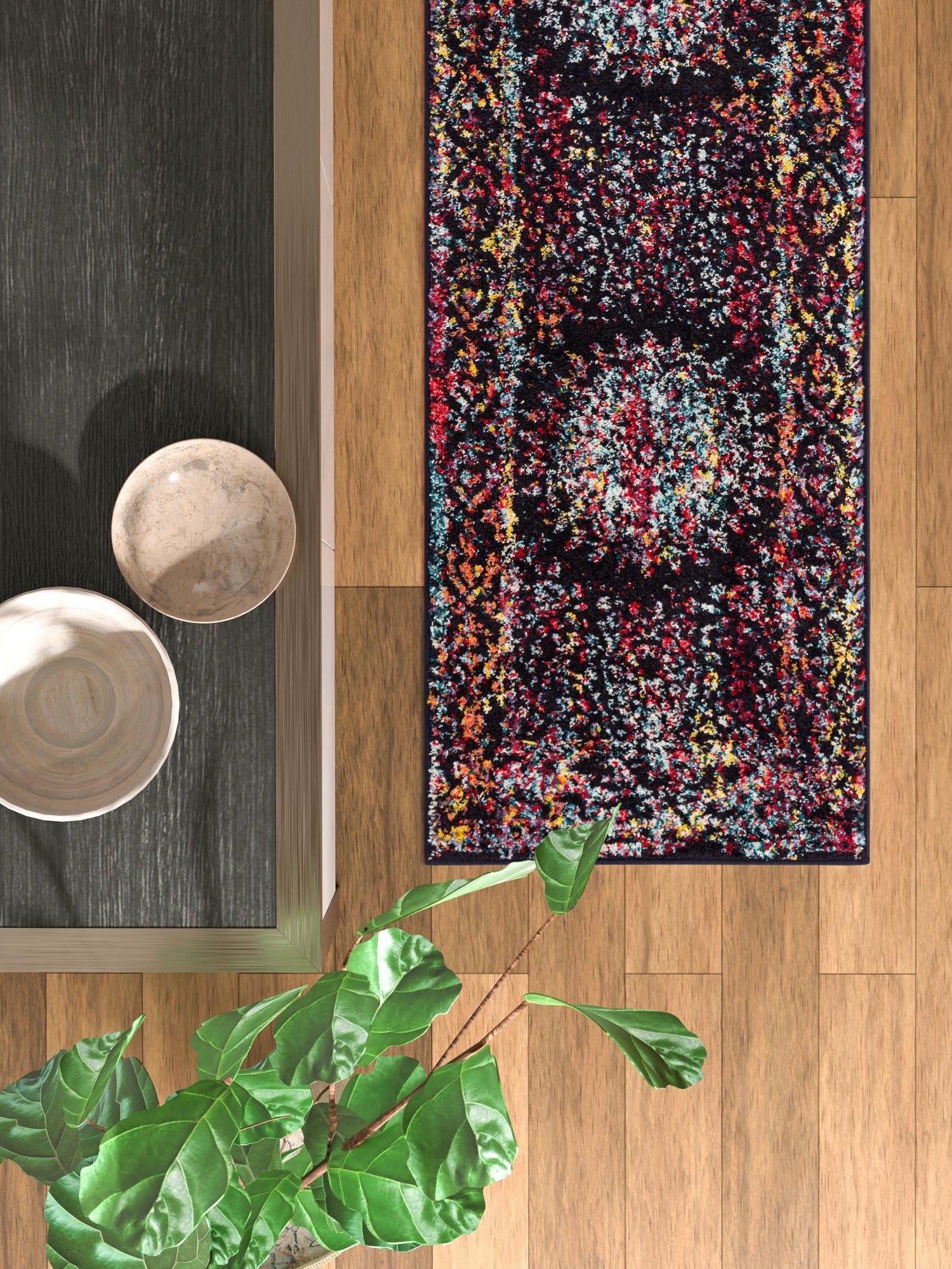Multicolor 2' x 6' 1 Penrose Runner Area Rug