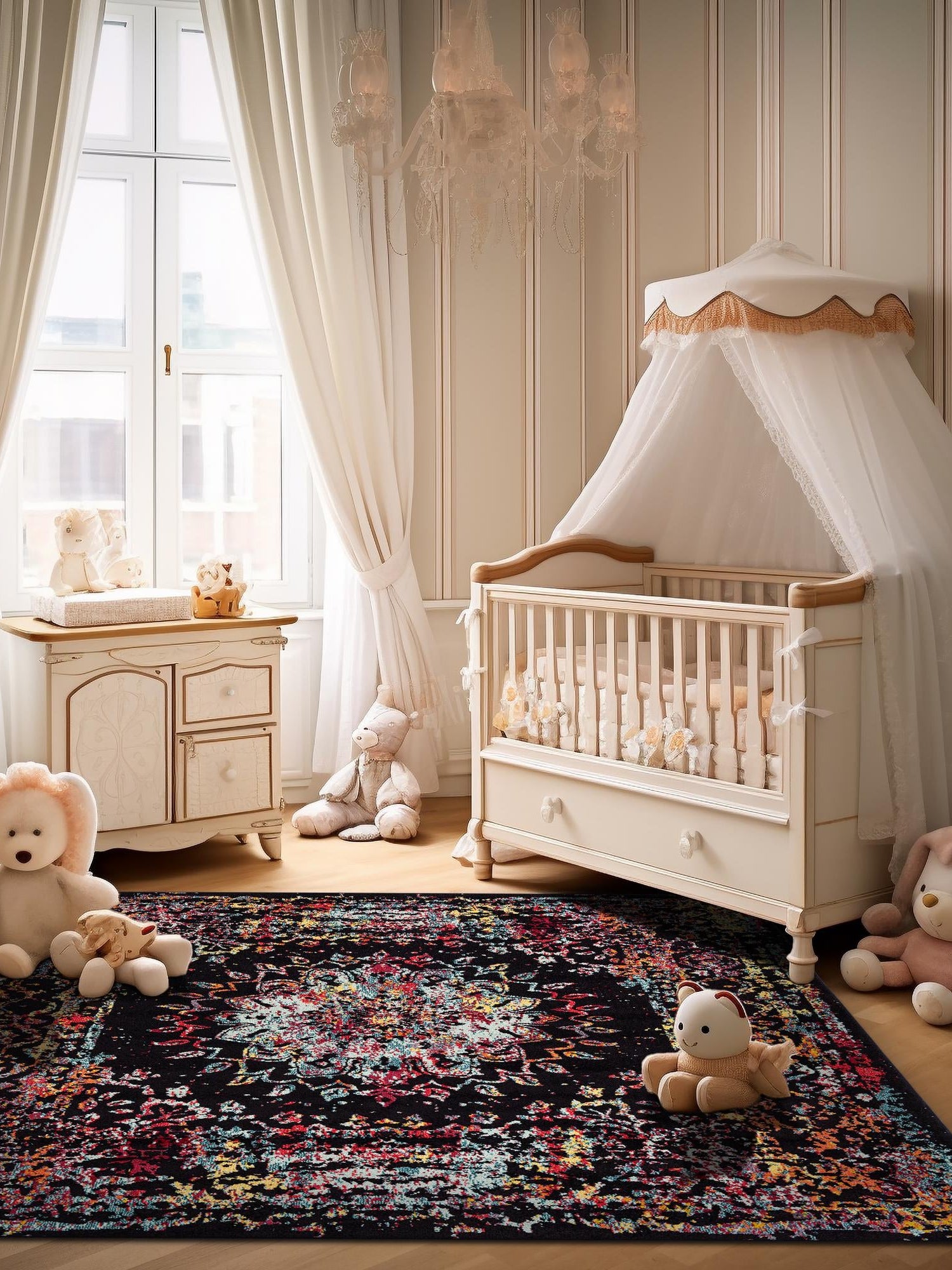 Multicolor 10' x 10' Penrose Square Area Rug