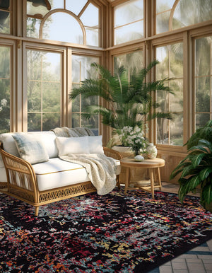 Multicolor 7' 10 x 7' 10 Penrose Square Area Rug