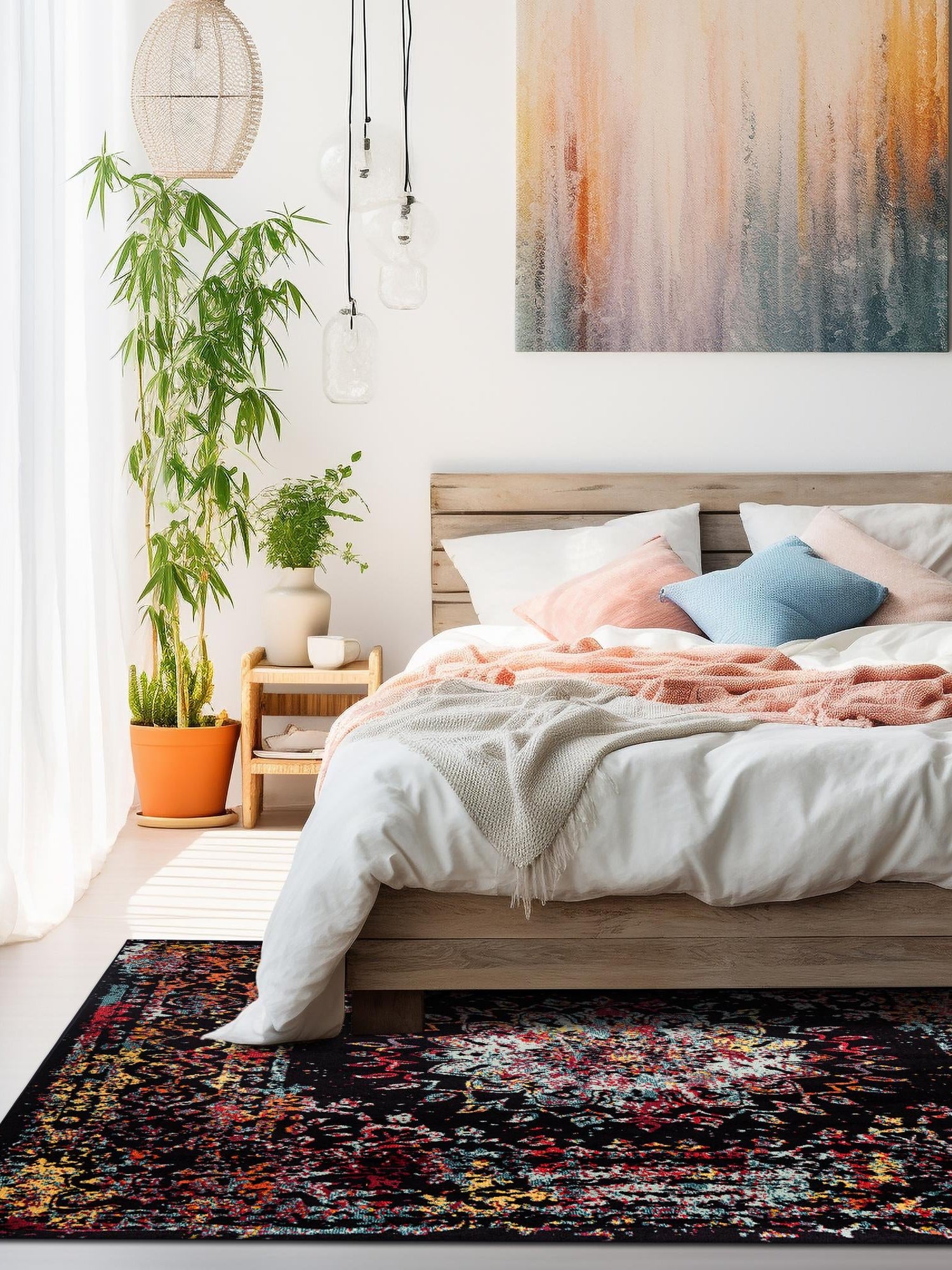 Multicolor 10' x 10' Penrose Square Area Rug