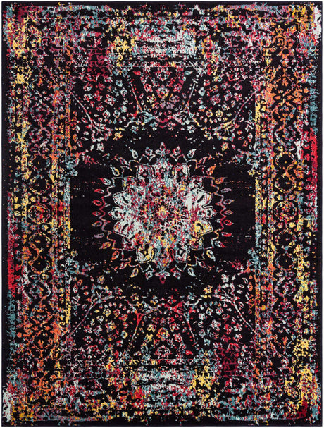 Multicolor 9' x 12' Penrose Rectangle Area Rug