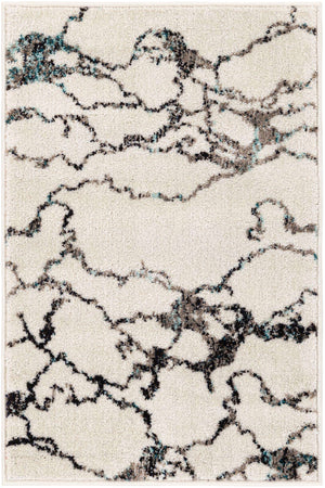 Ivory 2' x 3' 1 Penrose Rectangle Area Rug