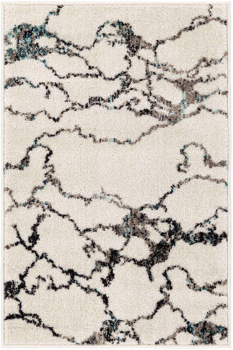Ivory 2' x 3' 1 Penrose Rectangle Area Rug