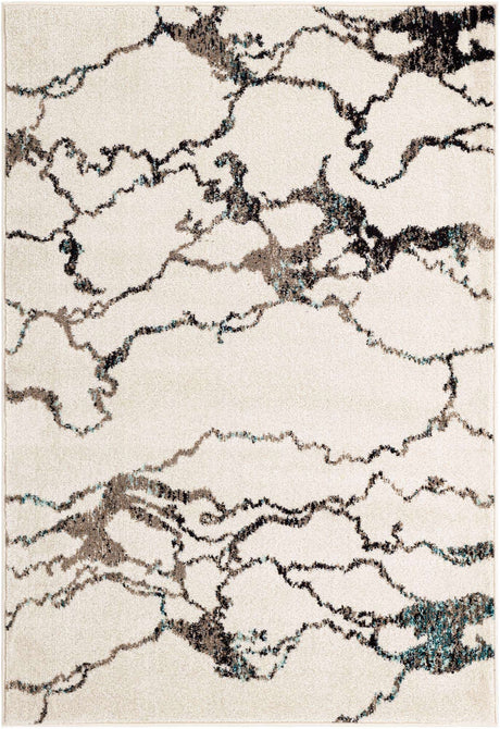 Ivory 4' 1 x 6' 1 Penrose Rectangle Area Rug