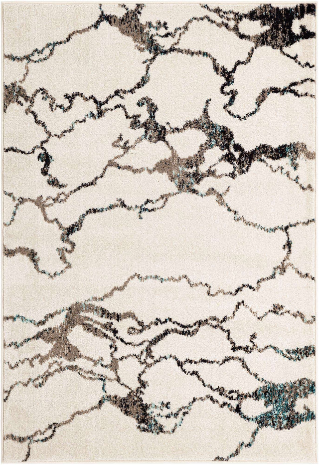 Ivory 4' 1 x 6' 1 Penrose Rectangle Area Rug
