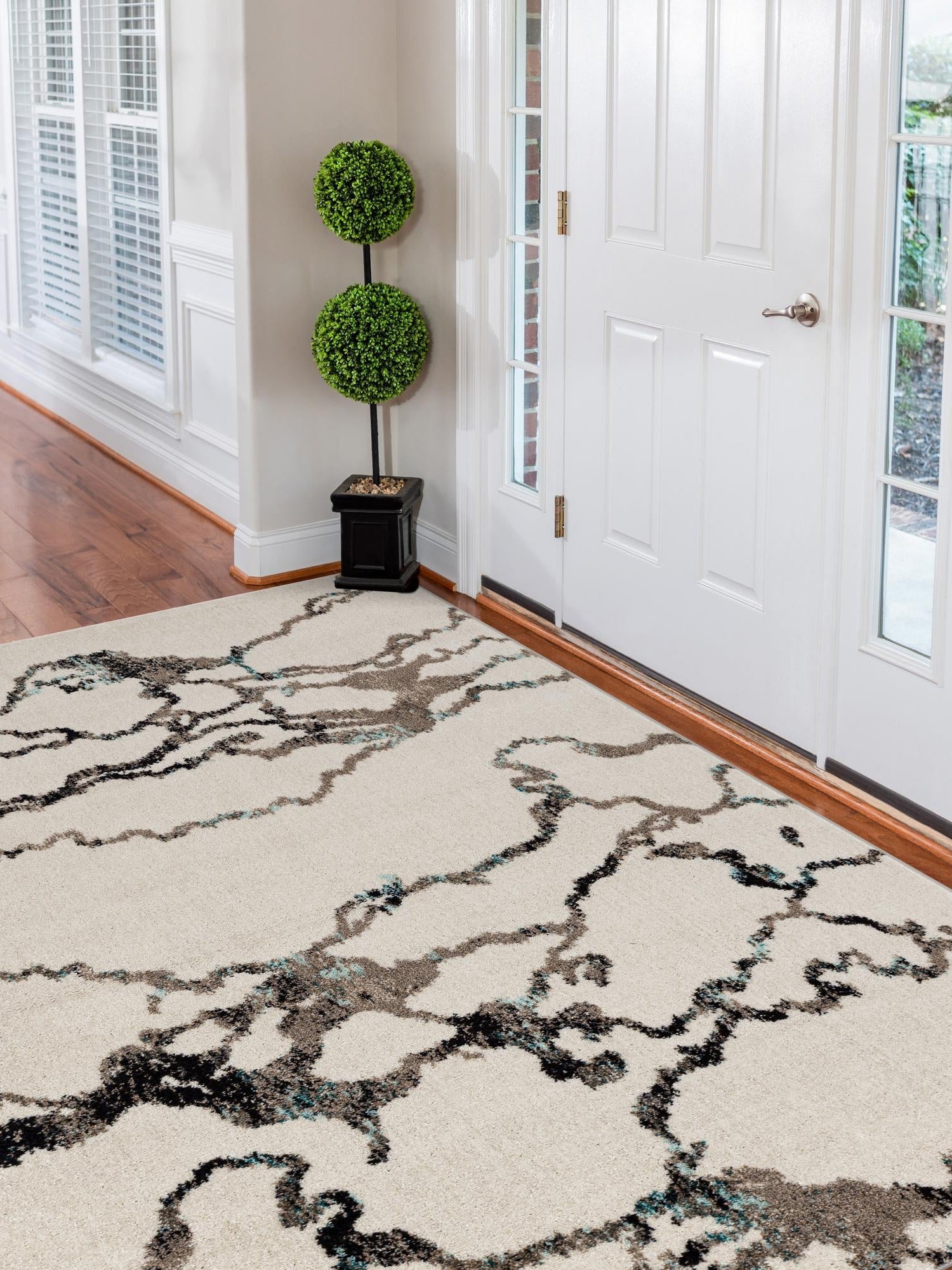 Ivory 9' x 12' Penrose Rectangle Area Rug