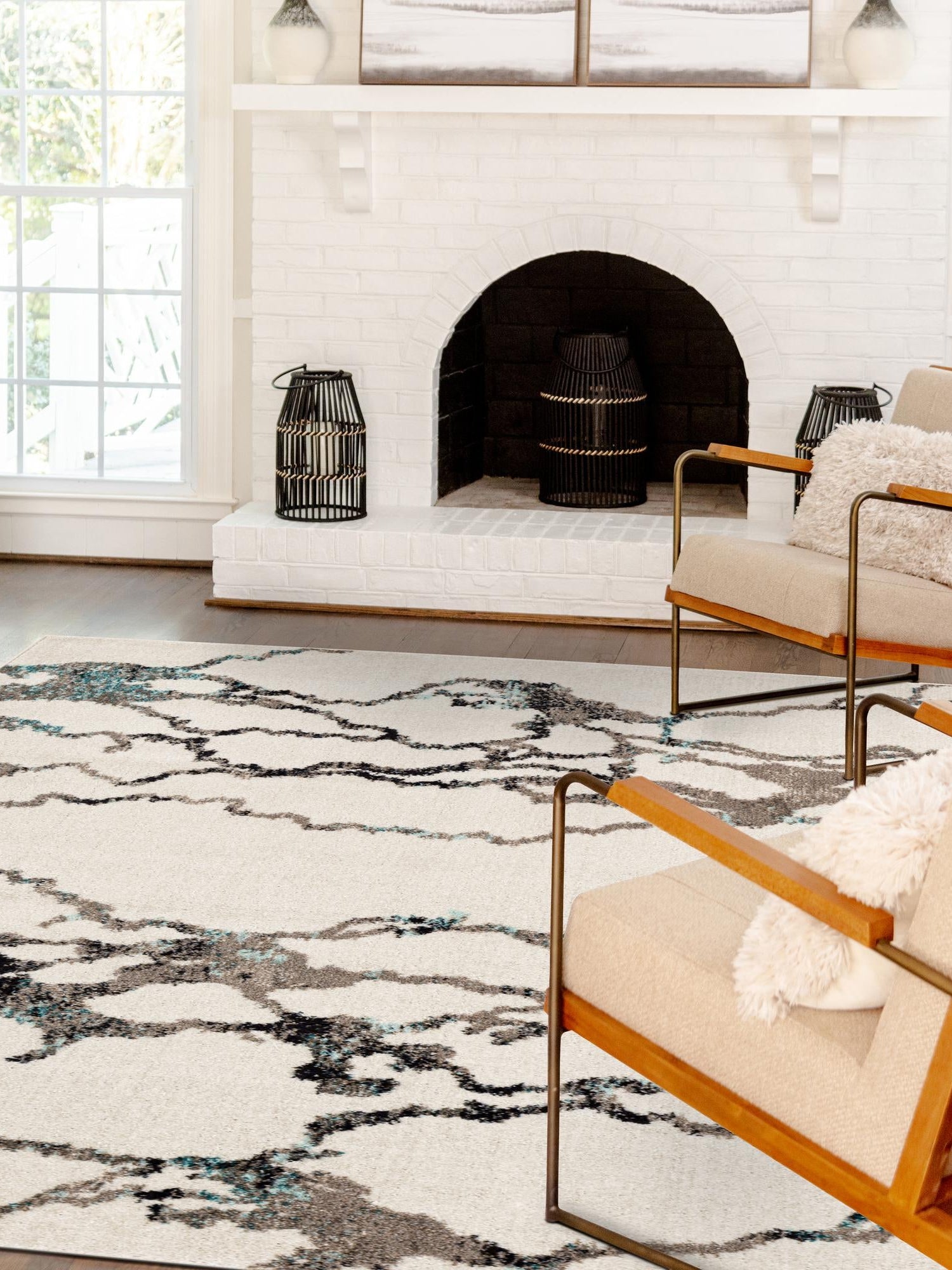 Ivory 7' 10 x 10' Penrose Rectangle Area Rug