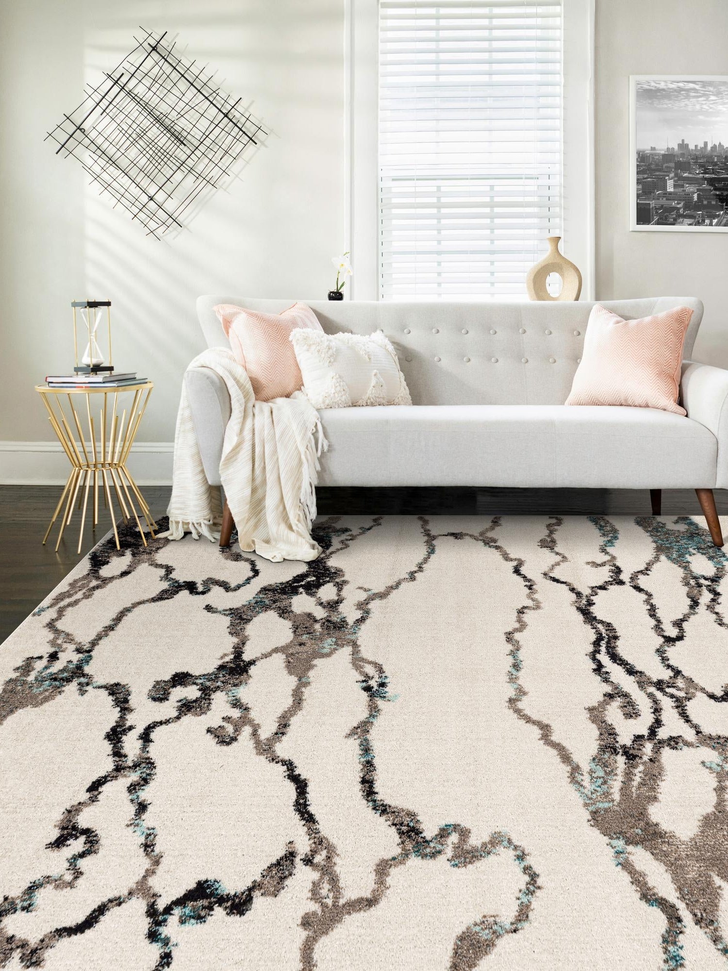 Ivory 10' x 14' 1 Penrose Rectangle Area Rug