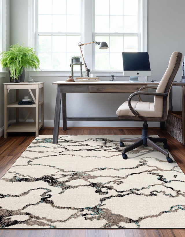 Ivory 10' x 14' 1 Penrose Rectangle Area Rug