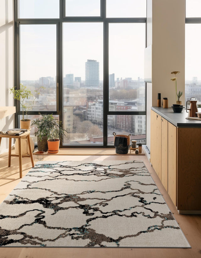 Ivory 10' x 14' 1 Penrose Rectangle Area Rug