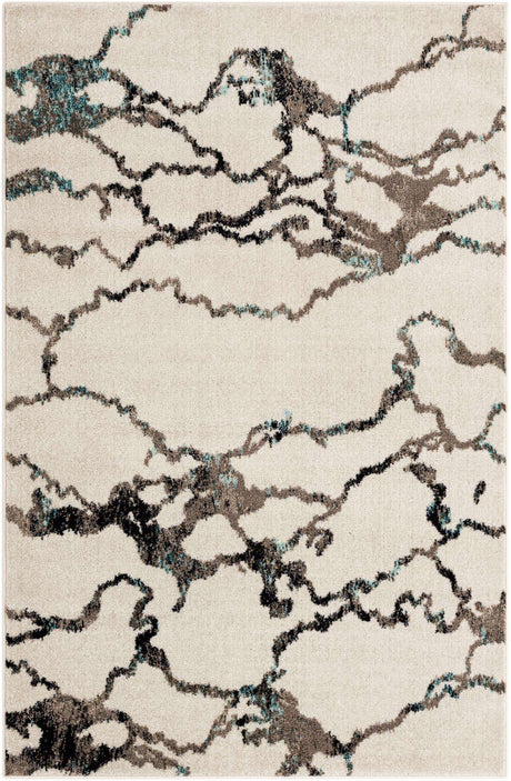 Ivory 5' 3 x 8' Penrose Rectangle Area Rug