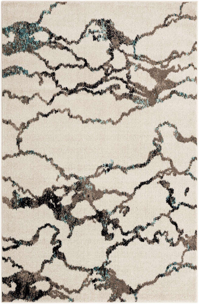 Ivory 5' 3 x 8' Penrose Rectangle Area Rug