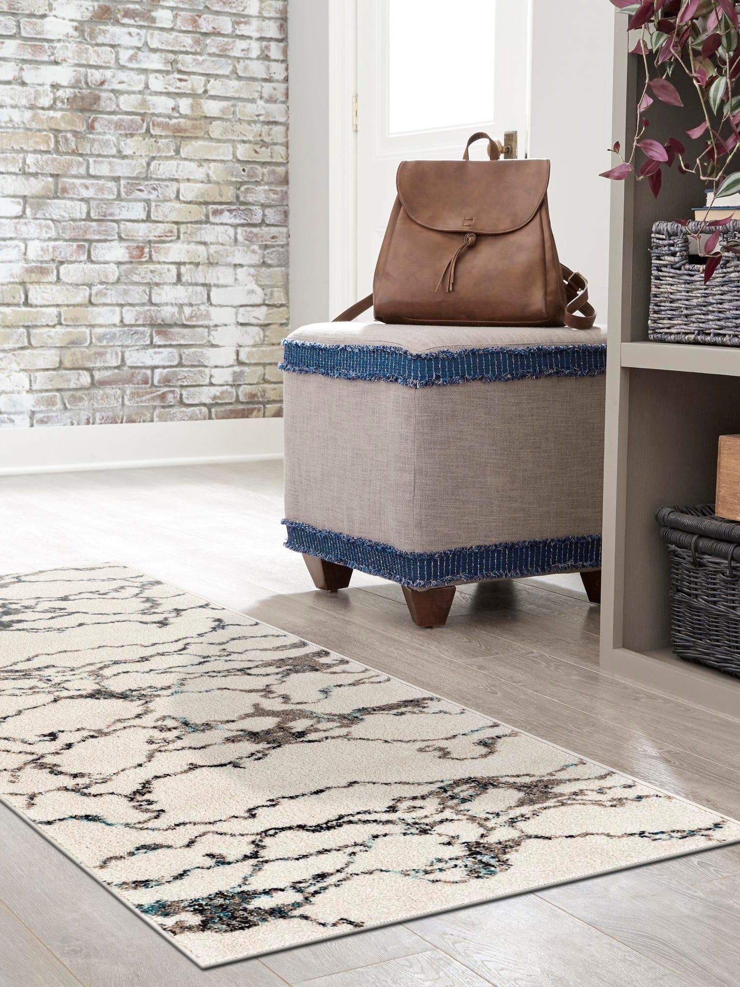 Ivory 2' 7 x 10' Penrose Runner Area Rug