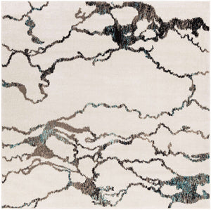 Ivory 7' 10 x 7' 10 Penrose Square Area Rug
