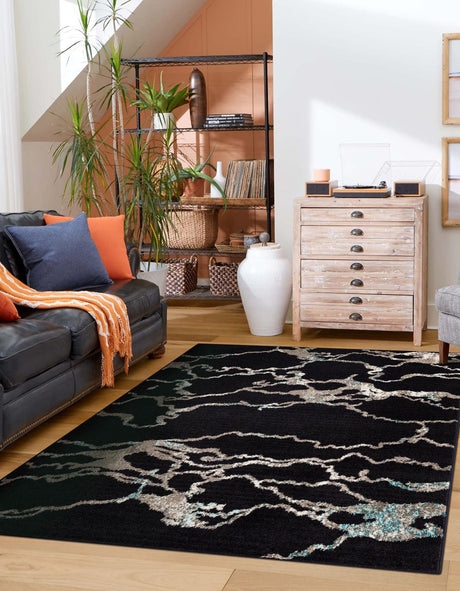 Navy Blue 9' x 12' Penrose Rectangle Area Rug