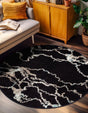 Navy Blue 10' x 10' Penrose Round Area Rug
