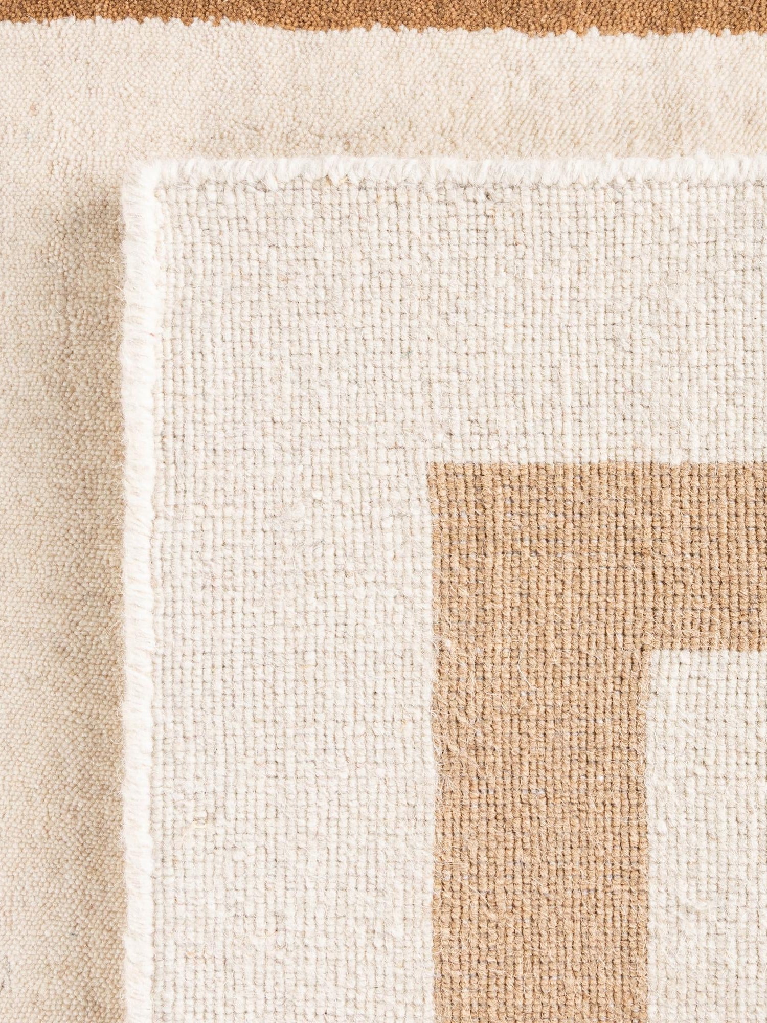 Ivory 7' 10 x 10' Jill Zarin Border Wool Rectangle Area Rug 80% Wool & 20% Cotton Hand Made Luxury All Natural Carpet for Interior Design for Sale at Rug Engine