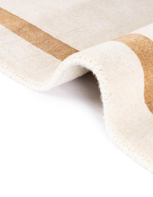 Ivory 9' x 12' Jill Zarin Border Wool Rectangle Area Rug 80% Wool & 20% Cotton Hand Made Luxury All Natural Carpet for Interior Design for Sale at Rug Engine