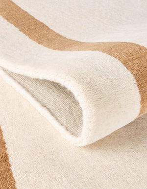 Ivory 3' 3 x 10' Jill Zarin Border Wool Runner Area Rug 80% Wool & 20% Cotton Hand Made Luxury All Natural Carpet for Interior Design for Sale at Rug Engine