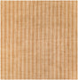 Latte Brown 10' x 10' Jill Zarin Striped Wool Square Area Rug 80% Wool & 20% Cotton Hand Made Luxury All Natural Carpet for Interior Design for Sale at Rug Engine