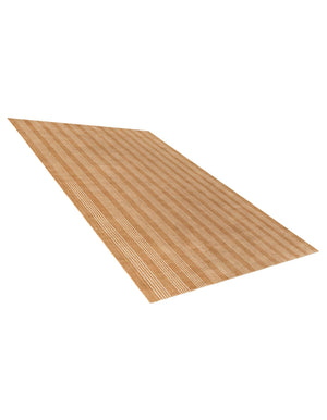 Latte Brown 6' 1 x 9' Jill Zarin Striped Wool Rectangle Area Rug 80% Wool & 20% Cotton Hand Made Luxury All Natural Carpet for Interior Design for Sale at Rug Engine