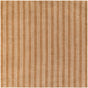 Latte Brown 7' 10 x 7' 10 Jill Zarin Striped Wool Square Area Rug 80% Wool & 20% Cotton Hand Made Luxury All Natural Carpet for Interior Design for Sale at Rug Engine