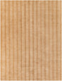 Latte Brown 7' 10 x 10' Jill Zarin Striped Wool Rectangle Area Rug 80% Wool & 20% Cotton Hand Made Luxury All Natural Carpet for Interior Design for Sale at Rug Engine