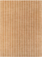 Latte Brown 9' x 12' Jill Zarin Striped Wool Rectangle Area Rug 80% Wool & 20% Cotton Hand Made Luxury All Natural Carpet for Interior Design for Sale at Rug Engine