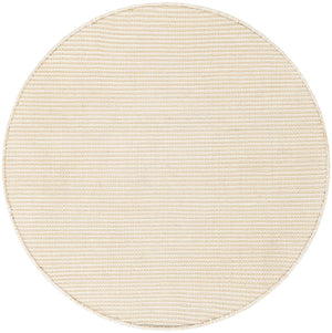 Pebble Stones 3' 3 x 3' 3 Jill Zarin Palm Springs Outdoor Round Area Rug Weather Resistant for Patio, Deck, Terrace, Balcony, Porch Hand Made 100% PET Polyester Outside Carpet for Sale at Rug Engine