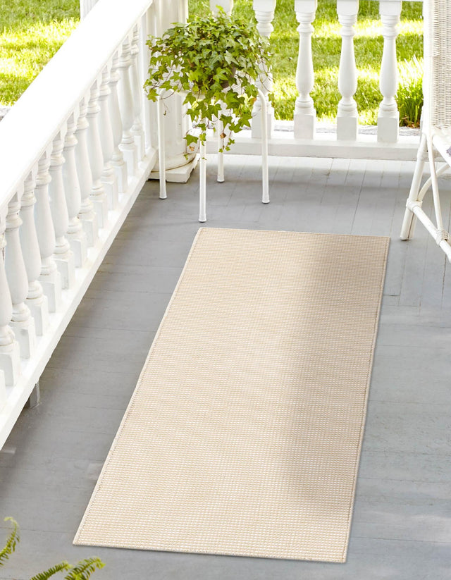 Pebble Stones 3' x 10' Jill Zarin Palm Spring Outdoor Runner Rug