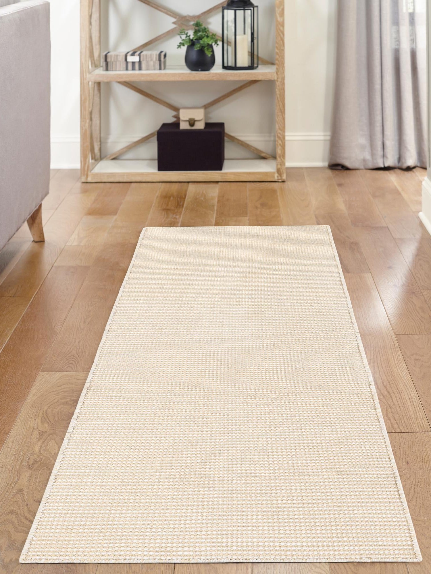 Pebble Stones 2' 7 x 10' Jill Zarin Palm Springs Outdoor Runner Area Rug Weather Resistant for Patio, Deck, Terrace, Balcony, Porch Hand Made 100% PET Polyester Outside Carpet for Sale at Rug Engine