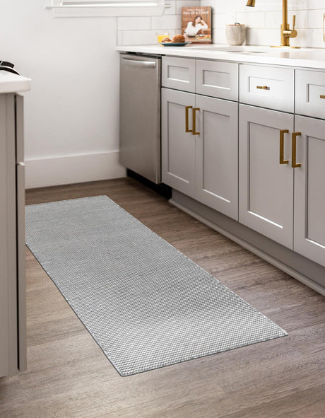 Silver Stars 2' x 6' 1 Jill Zarin Palm Springs Outdoor Runner Area Rug Weather Resistant for Patio, Deck, Terrace, Balcony, Porch Hand Made 100% PET Polyester Outside Carpet for Sale at Rug Engine