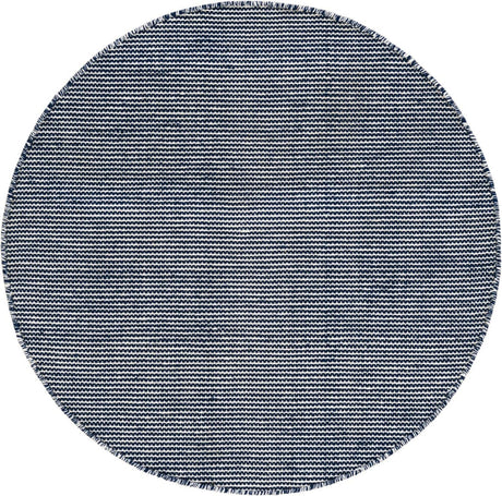Navy Sky 3' 3 x 3' 3 Jill Zarin Palm Spring Outdoor Round Rug