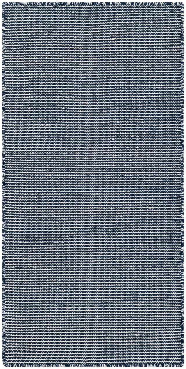 Navy Sky 2' x 4' 1 Jill Zarin Palm Spring Outdoor Runner Rug