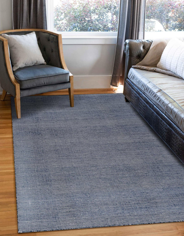 Navy Sky 5' 1 x 8' Jill Zarin Palm Springs Outdoor Rectangle Area Rug Weather Resistant for Patio, Deck, Terrace, Balcony, Porch Hand Made 100% PET Polyester Outside Carpet for Sale at Rug Engine
