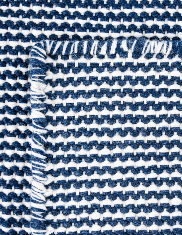 Navy Sky 3' x 10' Jill Zarin Palm Spring Outdoor Runner Rug