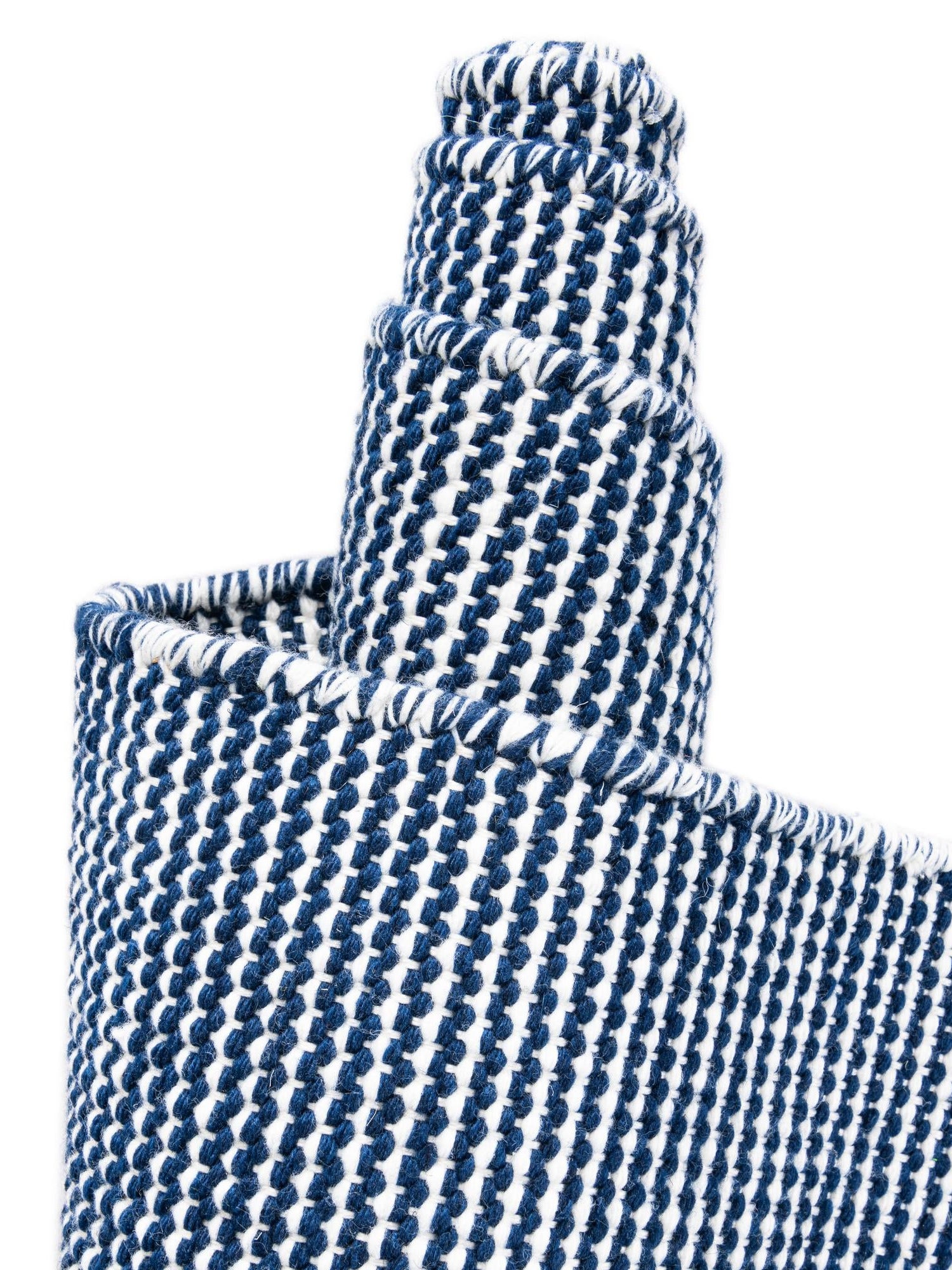 Navy Sky 5' 1 x 5' 1 Jill Zarin Palm Springs Outdoor Square Area Rug Weather Resistant for Patio, Deck, Terrace, Balcony, Porch Hand Made 100% PET Polyester Outside Carpet for Sale at Rug Engine