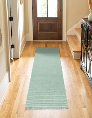 Palm Green 3' x 10' Jill Zarin Palm Spring Outdoor Runner Rug
