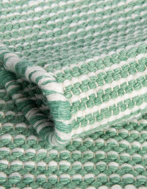 Palm Green 3' 3 x 3' 3 Jill Zarin Palm Springs Outdoor Round Area Rug Weather Resistant for Patio, Deck, Terrace, Balcony, Porch Hand Made 100% PET Polyester Outside Carpet for Sale at Rug Engine