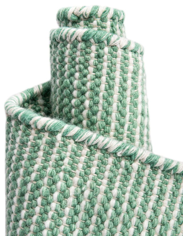 Palm Green 10' x 10' Jill Zarin Palm Springs Outdoor Square Area Rug Weather Resistant for Patio, Deck, Terrace, Balcony, Porch Hand Made 100% PET Polyester Outside Carpet for Sale at Rug Engine