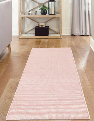 Pink Roses 2' x 4' 1 Jill Zarin Palm Spring Outdoor Runner Rug