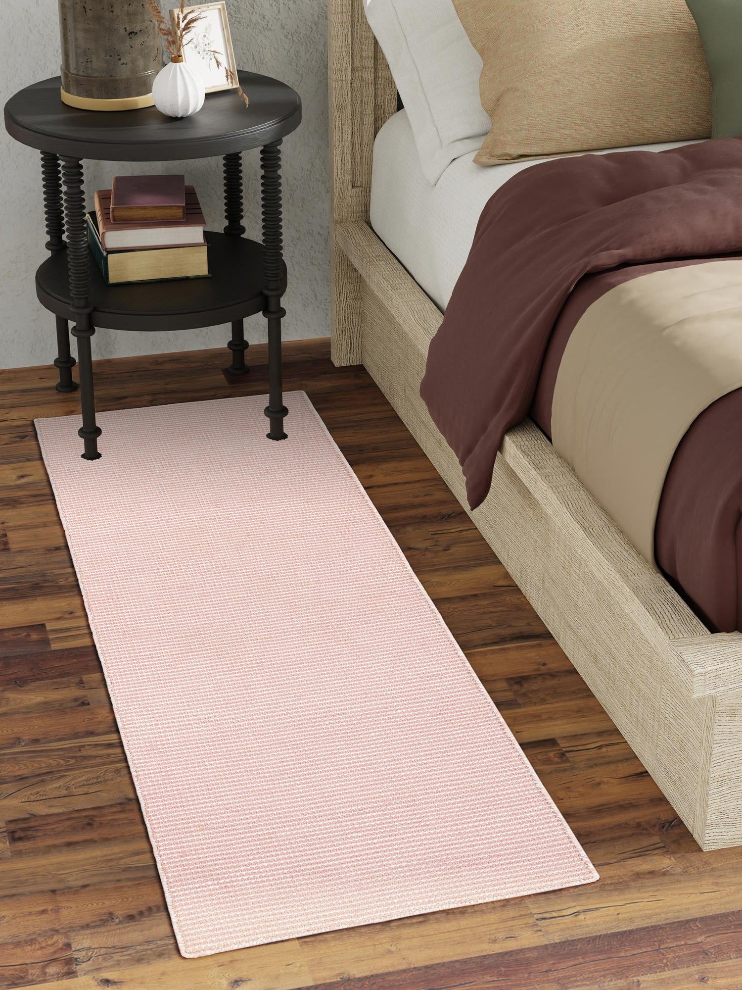 Pink Roses 2' x 4' 1 Jill Zarin Palm Springs Outdoor Runner Area Rug Weather Resistant for Patio, Deck, Terrace, Balcony, Porch Hand Made 100% PET Polyester Outside Carpet for Sale at Rug Engine