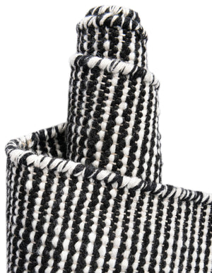 Black Sky 5' 1 x 8' Jill Zarin Palm Springs Outdoor Rectangle Area Rug Weather Resistant for Patio, Deck, Terrace, Balcony, Porch Hand Made 100% PET Polyester Outside Carpet for Sale at Rug Engine