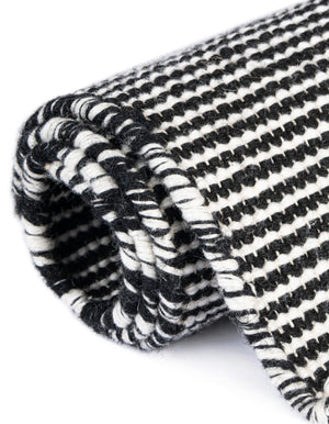 Black Sky 5' 1 x 8' Jill Zarin Palm Springs Outdoor Rectangle Area Rug Weather Resistant for Patio, Deck, Terrace, Balcony, Porch Hand Made 100% PET Polyester Outside Carpet for Sale at Rug Engine