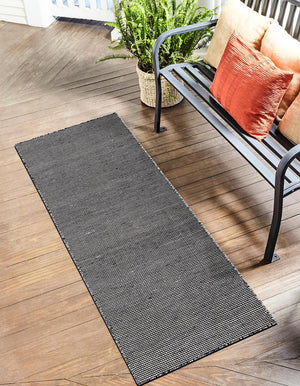 Black Sky 2' x 4' 1 Jill Zarin Palm Spring Outdoor Runner Rug
