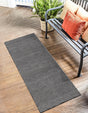 Black Sky 2' x 4' 1 Jill Zarin Palm Spring Outdoor Runner Rug