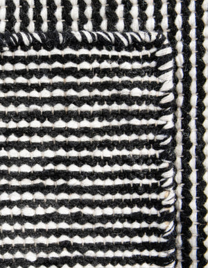 Black Sky 5' 1 x 5' 1 Jill Zarin Palm Spring Outdoor Square Rug