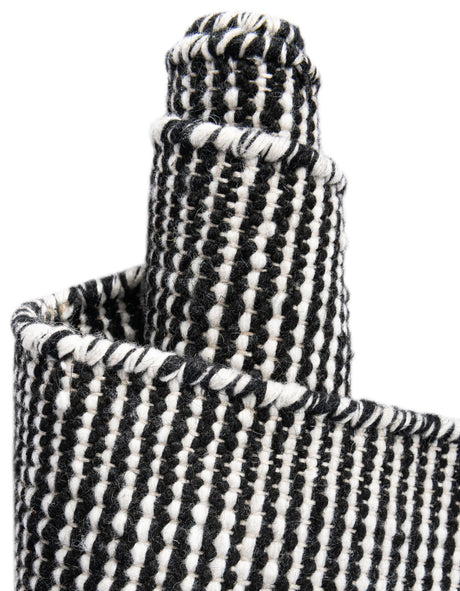 Black Sky 7' 10 x 7' 10 Jill Zarin Palm Springs Outdoor Square Area Rug Weather Resistant for Patio, Deck, Terrace, Balcony, Porch Hand Made 100% PET Polyester Outside Carpet for Sale at Rug Engine